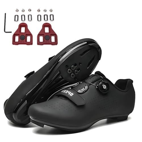 FANSU Fahrradschuhe für Herren und Damen, Rennradschuhe mit Delta-Cleats, Kompatibel mit Look SPD-SL Delta Lock Pedal Reitschuhe Kompatibel mit Peloton Schuhen von FANSU
