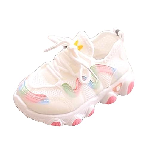 FANSU Mode Baby Schuhe für Junge Mädchen, Anti-Rutsch Krabbelschuhe Baby Weich Kinder Lauflernschuhe Babyschuhe Flach Baby Sneaker rutschfeste für Baby Schuhe Draußen von FANSU