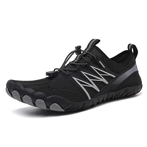 FANSU Sommer Strandschuh Badeschuhe Wasserschuhe, Damen Herren Barfußschuhe Schnelltrocknend Upstream Shoes Leichte rutschfeste Schwimmschuhe für Outdoor Surf Wassersport von FANSU