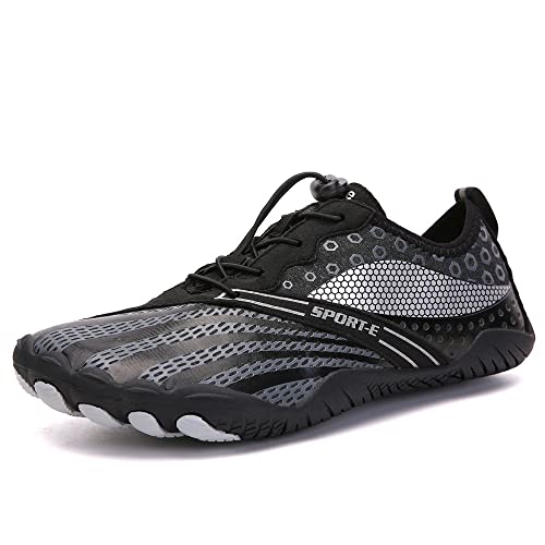 FANSU Sommer Strandschuh Damen Herren Aqua Schuhe Wasserschuhe Barfußschuhe Schnelltrocknend Upstream Shoes Leichte rutschfeste Schwimmschuhe für Outdoor Surf Wassersport von FANSU