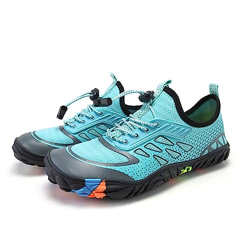 FANSU Strandschuh Herren Damen Sommer Badeschuhe Surf Wasserschuhe Aqua Schuhe 36-46 Barfußschuhe Atmungsaktiv Schnelltrocknend rutschfeste Leichte Outdoor Surf Schwimmschuhe von FANSU