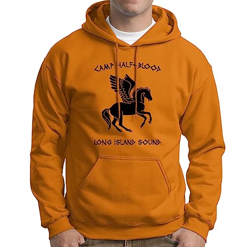 FANTA UNIVERSE FOR WIZARDS AND OTAKU Training Camp Greece Herren Kapuzenpullover - 50% Baumwolle, Orange, M von FANTA UNIVERSE FOR WIZARDS AND OTAKU