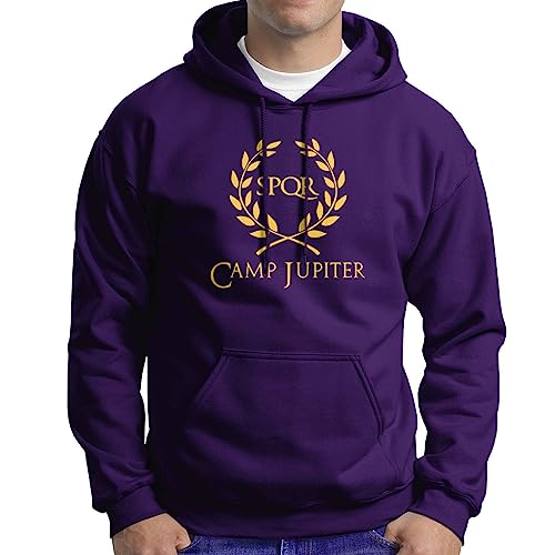 FANTA UNIVERSE FOR WIZARDS AND OTAKU Training Camp Rome - Kapuzenpulli Herren - 50% Baumwolle (L, Violett) von FANTA UNIVERSE FOR WIZARDS AND OTAKU