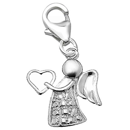 Damen Mädchen Charm Anhänger für Bettelarmband echt 925 Sterling Silber Schutz-Engel K491o von FANTASTIC NAILS COSMETIC COLLECTIONS