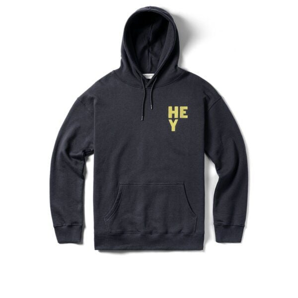 FANTASTIC REALITY STUDIOS HEY INK GREY BOXY HOODIE – Bio-Baumwolle, Unisex von FANTASTIC REALITY STUDIOS