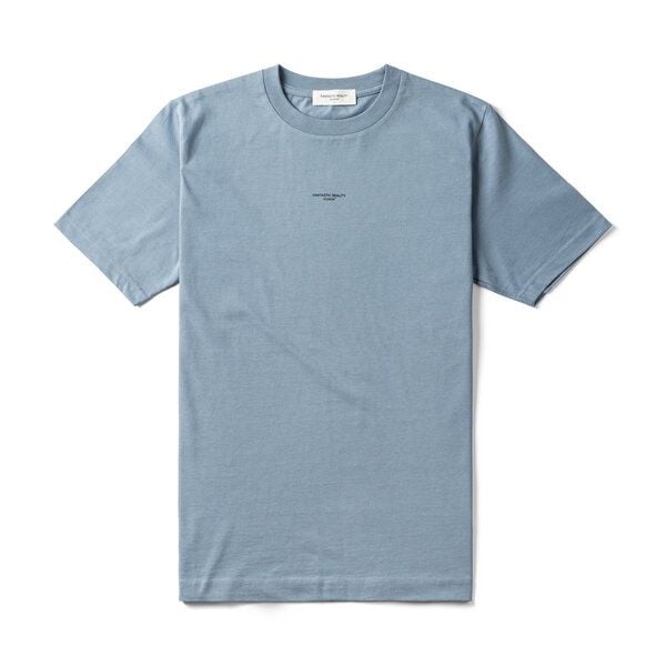 FANTASTIC REALITY STUDIOS LOGO BLUE DUSK BOXY T-SHIRT – Bio-Baumwolle, Unisex von FANTASTIC REALITY STUDIOS