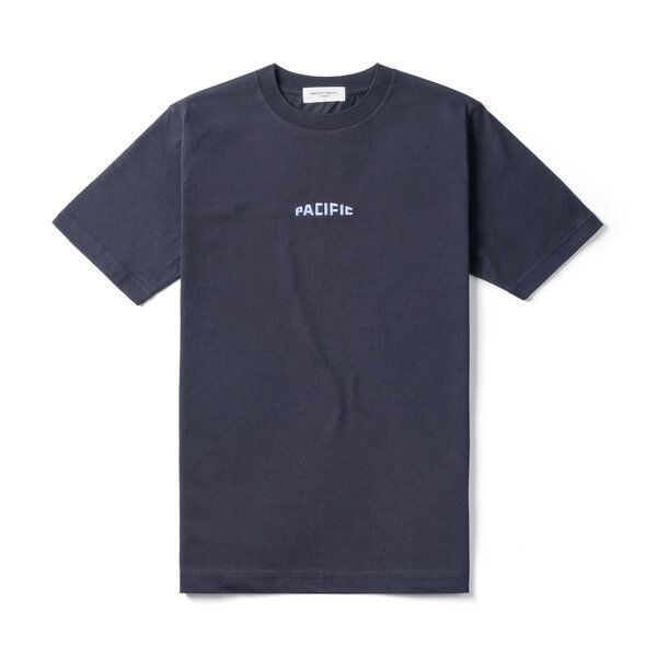 FANTASTIC REALITY STUDIOS PACIFIC NAVY BOXY T-SHIRT – Bio-Baumwolle, Unisex von FANTASTIC REALITY STUDIOS