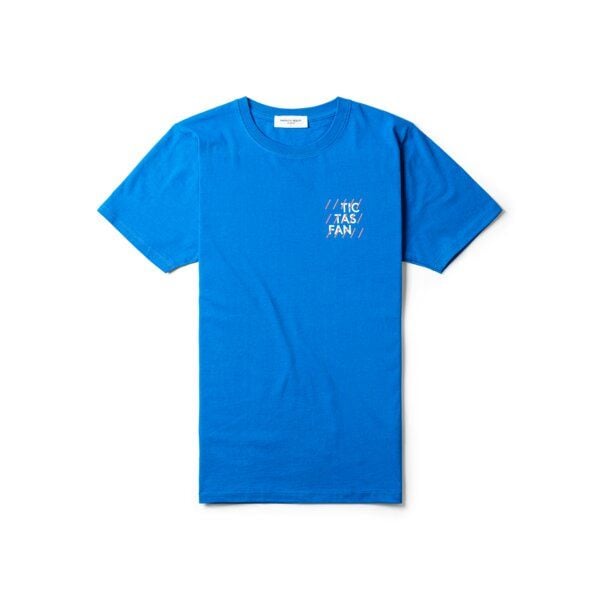 FANTASTIC REALITY STUDIOS SLASH BRIGHT BLUE T-SHIRT – Bio-Baumwolle, Unisex von FANTASTIC REALITY STUDIOS