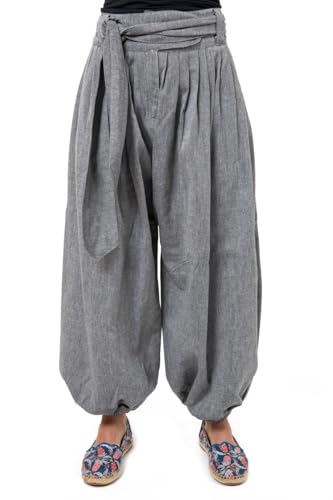 FANTAZIA Nayma Haremshose Aladin Pumphose - Größe S-XXXL Grau, grau, X-Large von FANTAZIA
