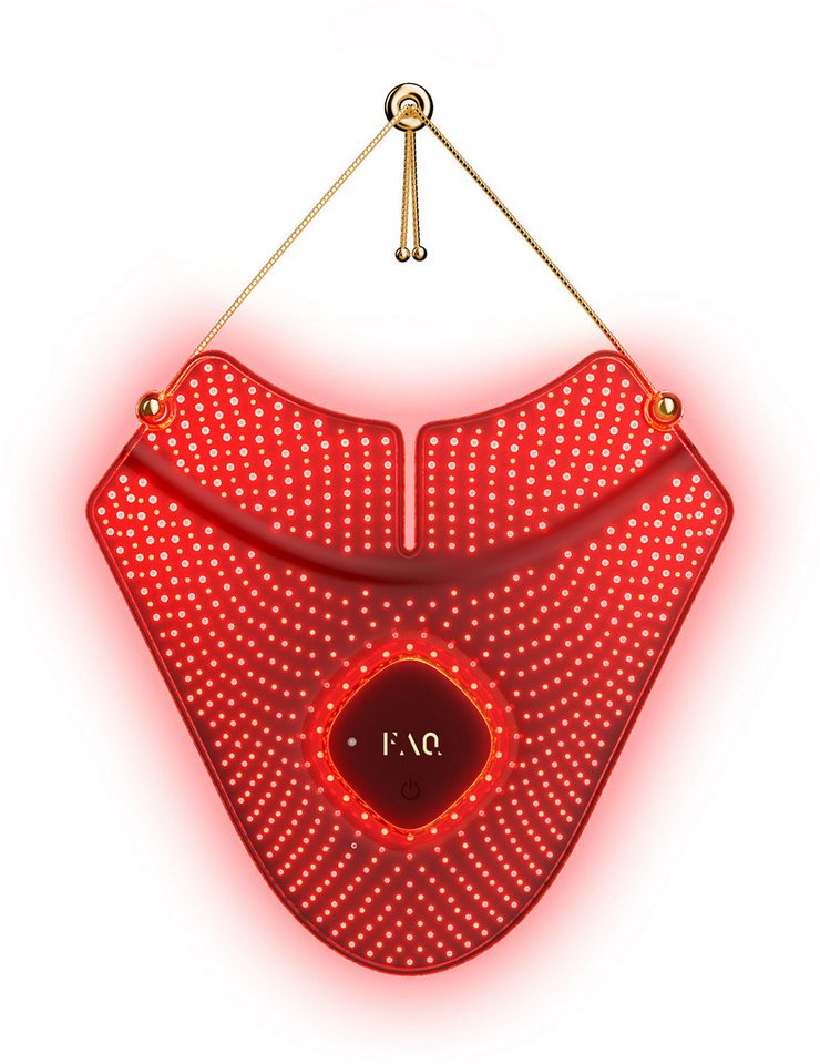 FAQ™ Lichttherapiegerät FAQ™ 211 Silicone LED Neck & Décolleté Mask, LED-Maske zur Lichttherapie aus Silikon von FAQ™