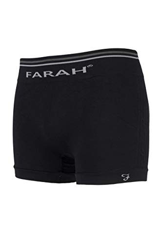 FARAH® - 2er Pack Herren Keine Baumwolle Trunk Boxershorts Ohne Naht (X-Large, FCU110BLK) von Farah