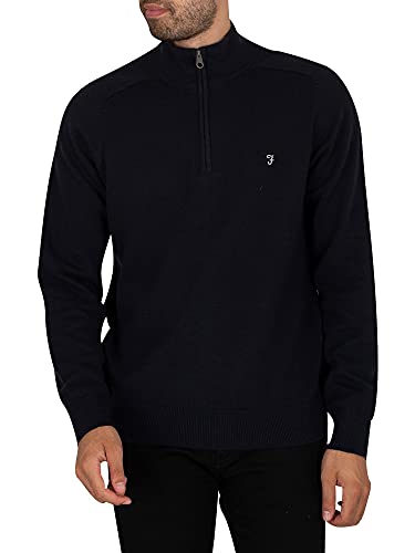 Farah Herren Newitt Pullover, Schwarz, XXL von Farah