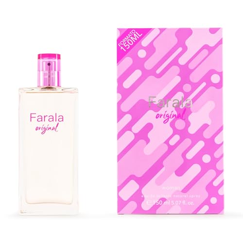 FARALA - Original 150 ml, Damenparfum, Spray, natürliches und feminines Eau de Toilette, würziger Blumenduft, frischer, jugendlicher und langanhaltender Duft von FARALA