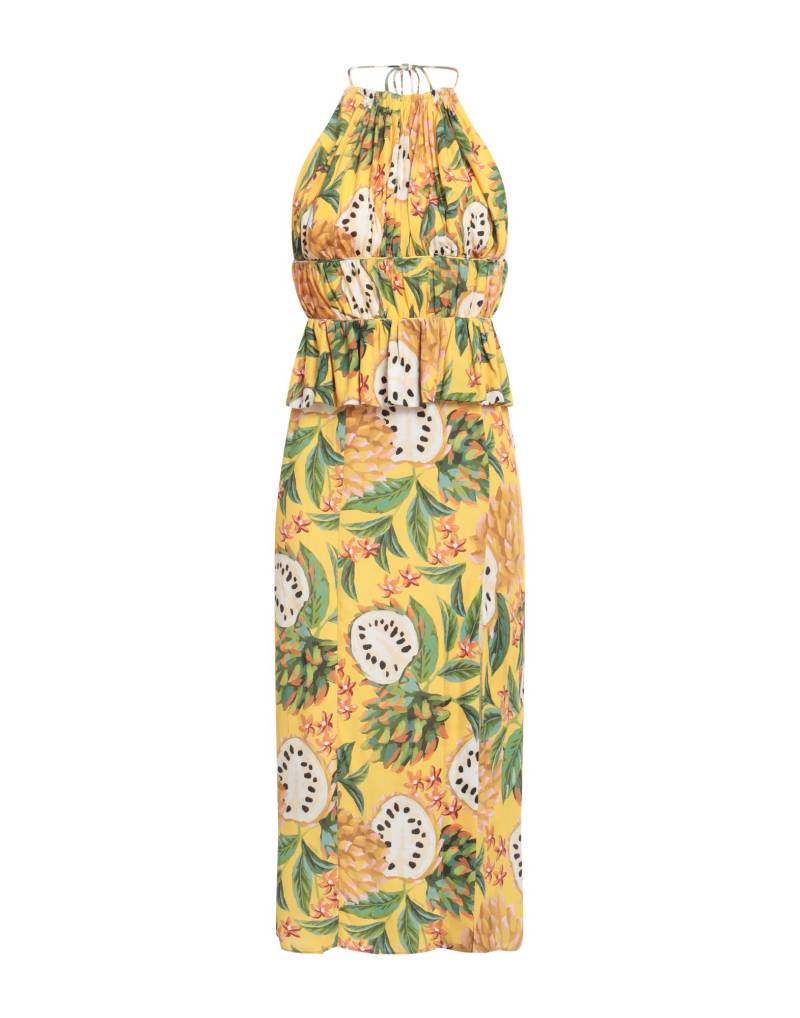FARM RIO Midi-kleid Damen Gelb von FARM RIO