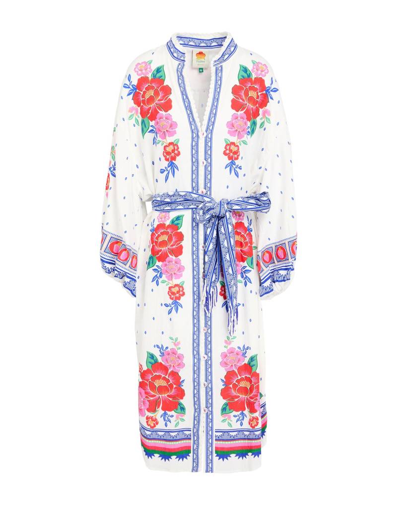 FARM RIO Midi-kleid Damen Off white von FARM RIO