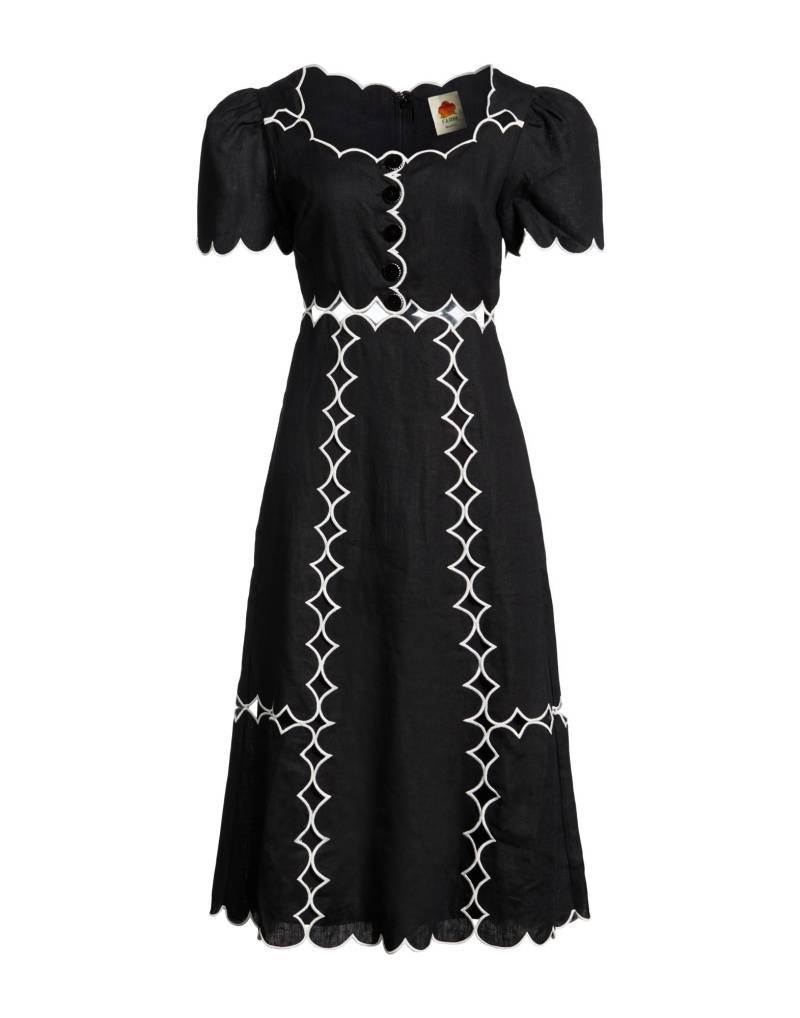 FARM RIO Midi-kleid Damen Schwarz von FARM RIO