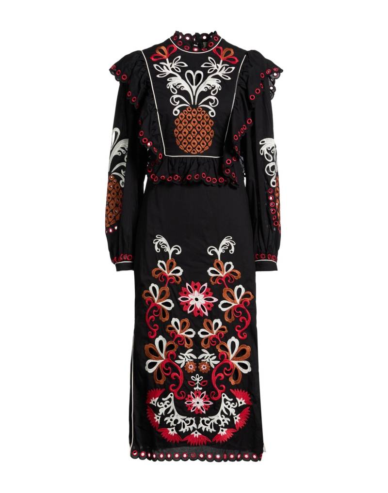 FARM RIO Midi-kleid Damen Schwarz von FARM RIO