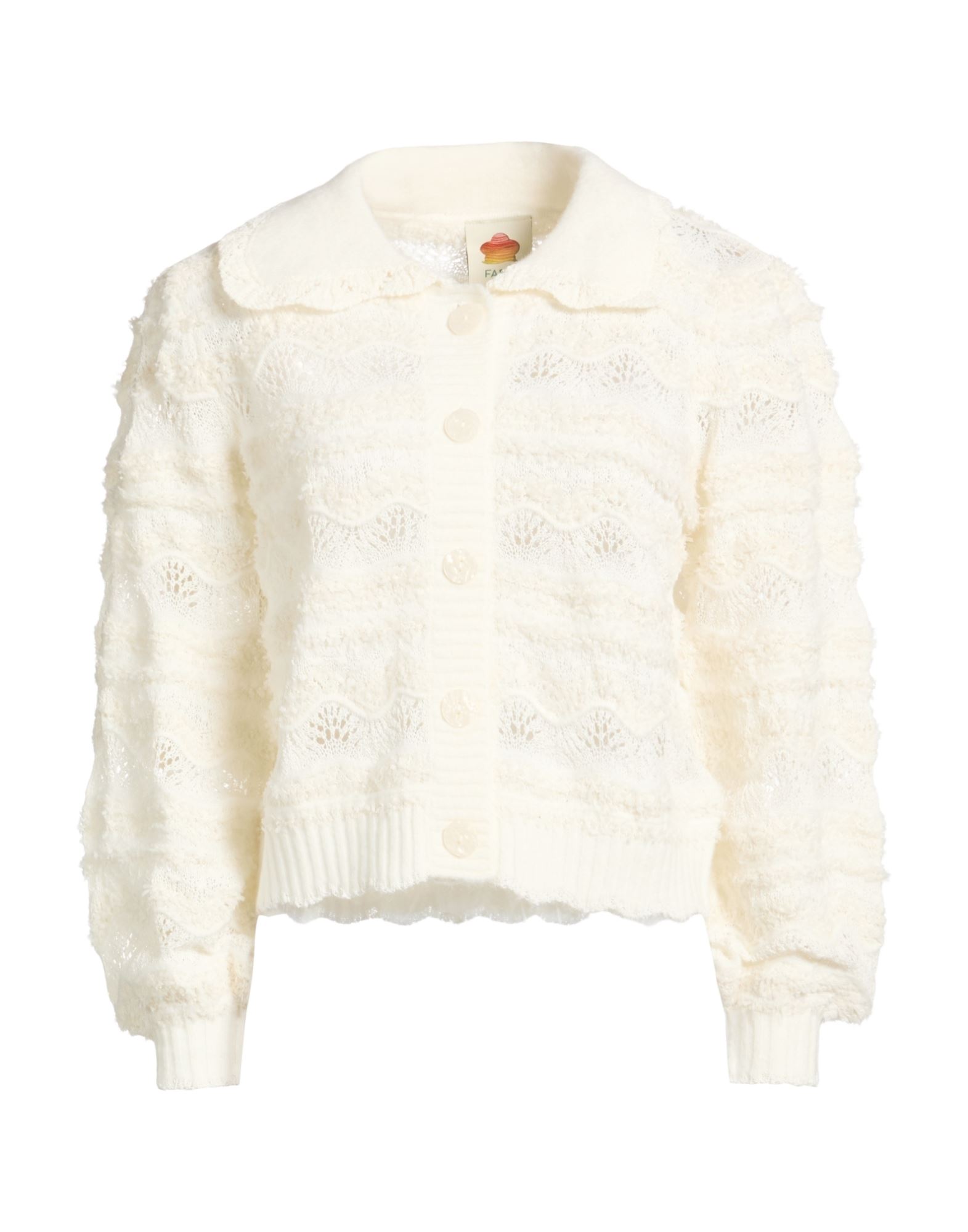FARM RIO Strickjacke Damen Off white von FARM RIO