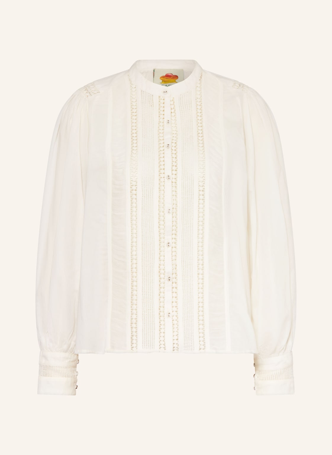 Farm Rio Bluse Mit Spitze weiss von FARM RIO