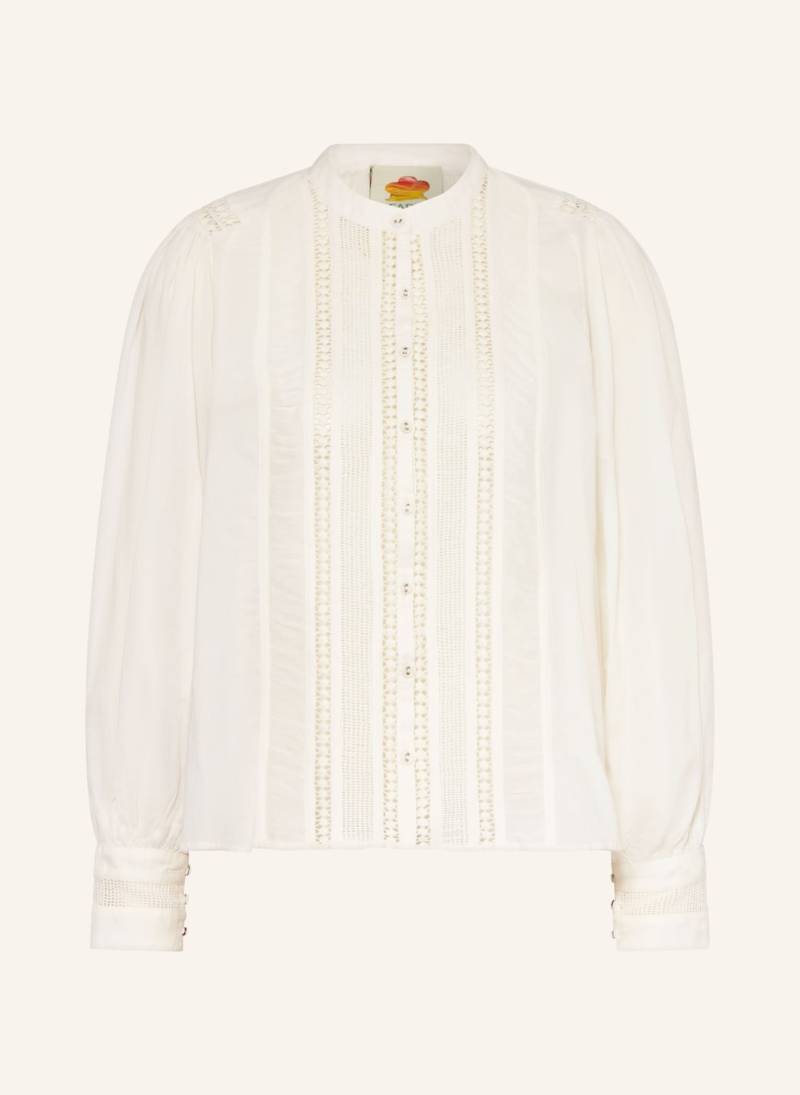 Farm Rio Bluse Mit Spitze weiss von FARM RIO