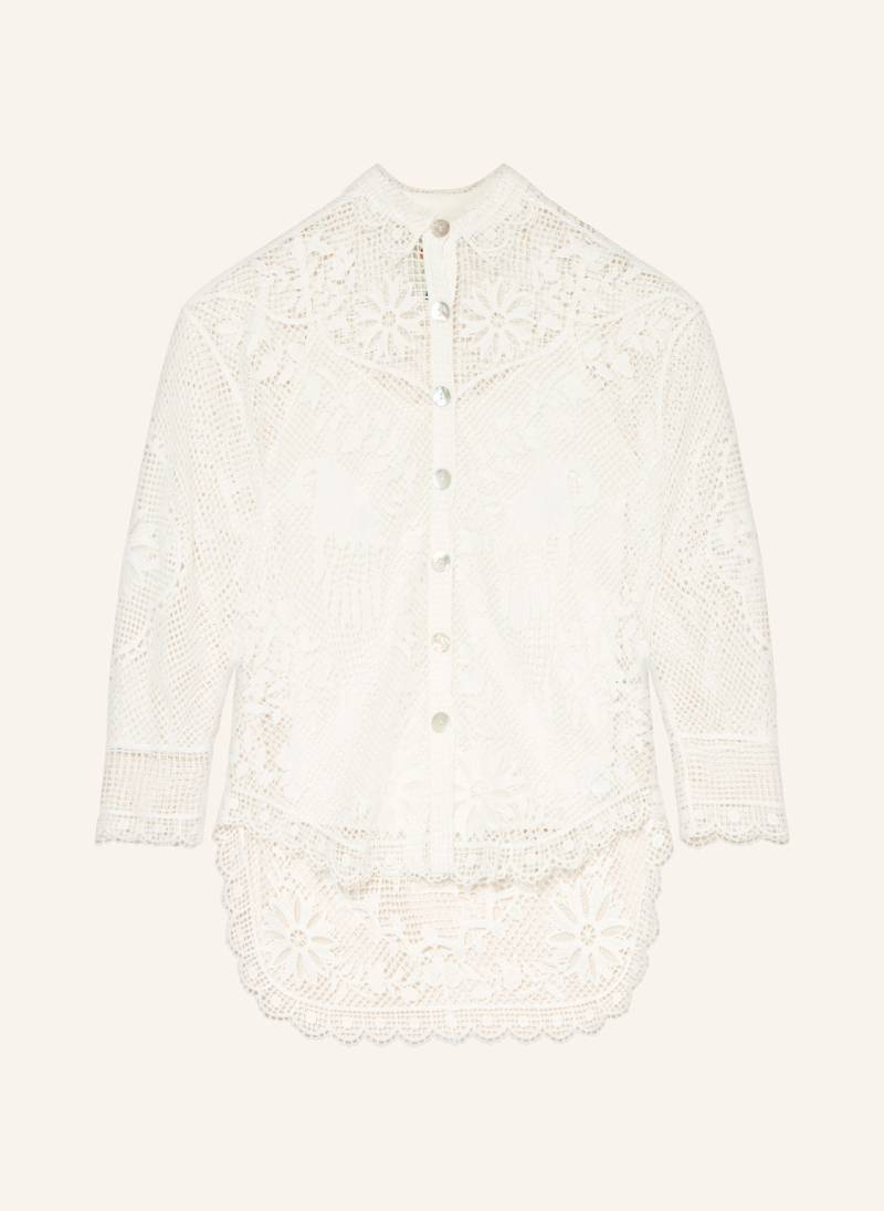 Farm Rio Hemdbluse Landscape Aus Spitze weiss von FARM RIO