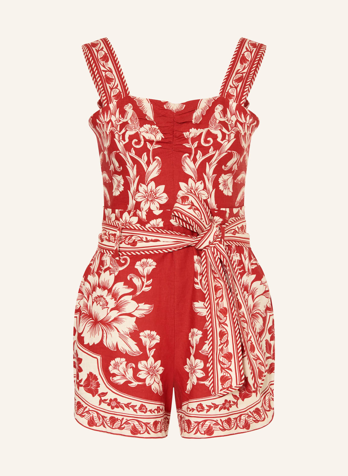 Farm Rio Jumpsuit Guanacaste rot von FARM RIO