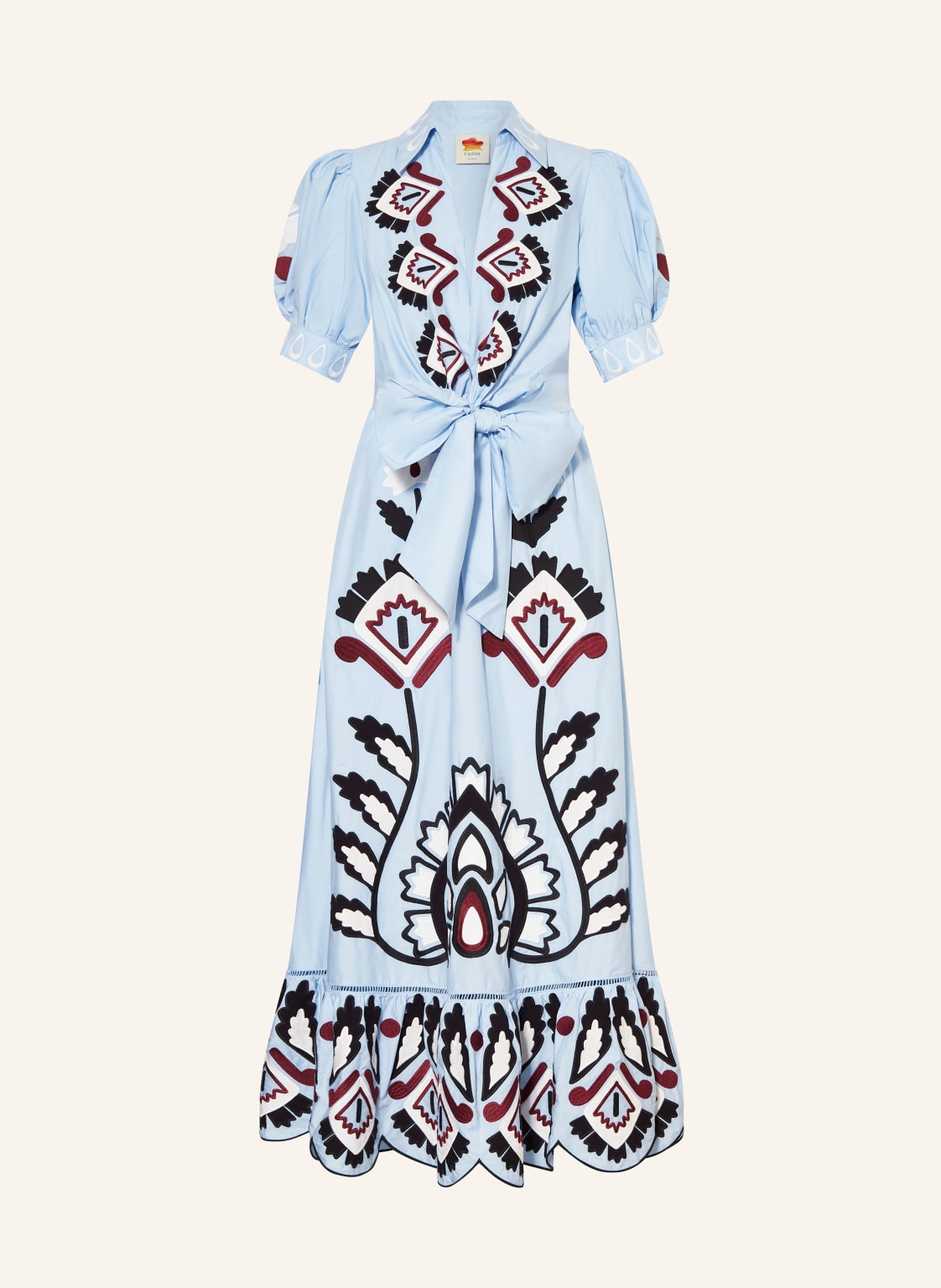 Farm Rio Kleid Artisanal blau von FARM RIO