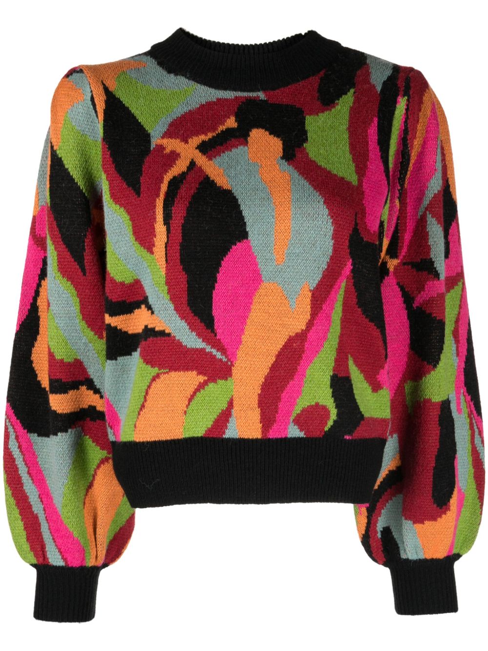 FARM Rio The Multicolor Dance Pullover - Schwarz von FARM Rio