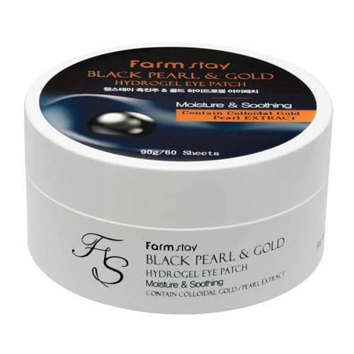 FARMSTAY Black&Pearl Gold Hydrogel Eye Patch, anti age patch, augen masken von FARMSTAY