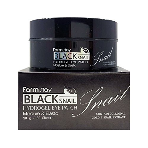 Farm Stay Black Snail Hydrogel Eye Patch 90g / 60Sheets von FARMSTAY