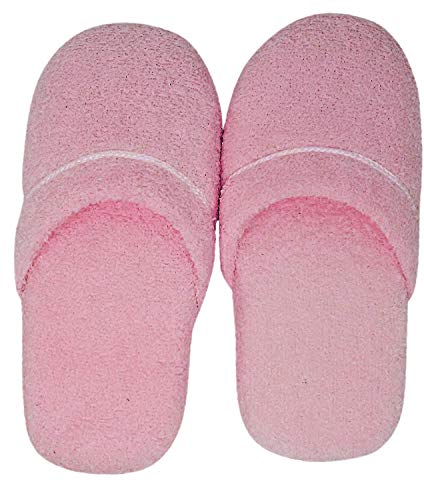 FARO CIABATTIFICIO Hausschuhe, Frottee, 100% Baumwolle (Damen, Rosa) von FARO CIABATTIFICIO