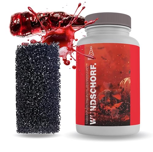 15 ml Blut mit Wundschorf - abwaschbar & täuschend echt - Kunstblut zum Schminken - Fake Blood Verkleiden - Halloween & Fasching von FASCHINFEVER