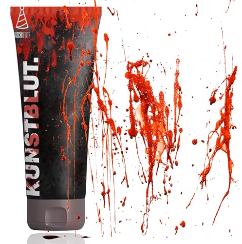50 ml Blut - abwaschbar & täuschend echt - Kunstblut zum Schminken - Fake Blood Verkleiden - Halloween & Fasching 50 ml Blut - abwaschbar & täuschend echt - Kunstblut zum Schminken - Fake Blood Verkleiden - Halloween & Fasching von FASCHINFEVER