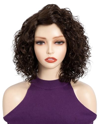 FASHION IDOL Kurze lockige Echthaar-Bob-Perücken für Frauen tragen und gehen Deep Wave Lace Front Perücke C-Teil 12“ Perücke Pre gerupft mit Babyhaar Braun 180% Dichte FASHION IDOL Kurze lockige Echthaar-Bob-Perücken für Frauen tragen und gehen Deep Wave Lace Front Perücke C-Teil 12“ Perücke Pre gerupft mit Babyhaar Braun 180% Dichte von FASHION IDOL