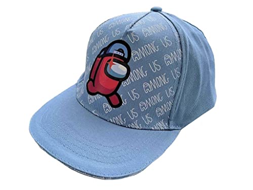 Fashion UK Among Us Basecap Cap Kappe Baseball (as3, Numeric, Numeric_56, hellblau) von Fashion UK