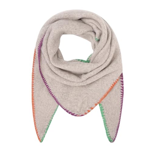 FASHION YOU WANT XXL Schal flauschig schal-tuch damen dicker dreieckstuch groß Wolle UNI Farben kuschelig (hellrosa) von FASHION YOU WANT.DE