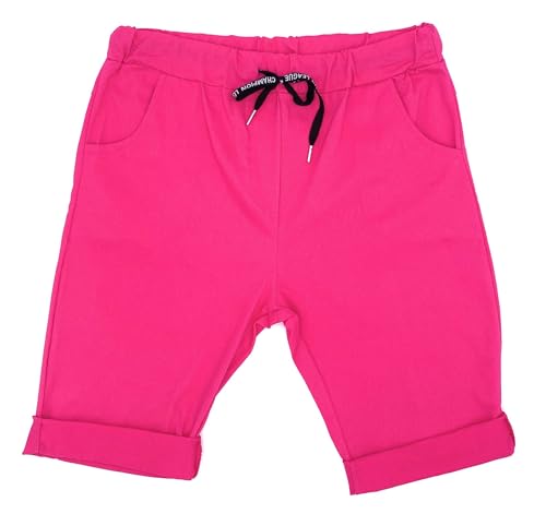 FASHION YOU WANT Damen Bermuda Kurze Hose Shorts für den Strand Sweatpants Sommerhose (as3, Numeric, Numeric_40, Numeric_42, Regular, Regular, Fuchsia) von FASHION YOU WANT