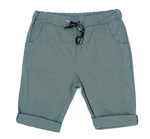 FASHION YOU WANT Damen Bermuda Kurze Hose Shorts für den Strand Sweatpants Sommerhose (as3, Numeric, Numeric_38, Numeric_40, Regular, Regular, Khaki) von FASHION YOU WANT