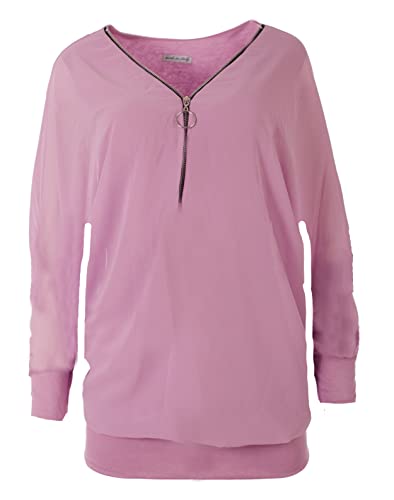FASHION YOU WANT Damen Oversize Oberteile RFS Tshirt/Pullover Größe 36 bis 54 Uni Farben Übergrößen Shirt Langarm T-Shirt Kurzarm (as3, Numeric, Numeric_46, Numeric_48, Regular, Regular, Flieder) FASHION YOU WANT Damen Oversize Oberteile RFS Tshirt/Pullover Größe 36 bis 54 Uni Farben Übergrößen Shirt Langarm T-Shirt Kurzarm (as3, Numeric, Numeric_46, Numeric_48, Regular, Regular, Flieder) von FASHION YOU WANT