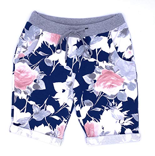 FASHION YOU WANT Damen Shorts Capri Bermuda Boyfriend Kurze Sommerhose Sporthose Hot Pants (44-46, J10) von FASHION YOU WANT