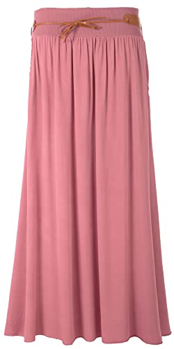 FASHION YOU WANT Damen Sommer Rock Größe 36/38 bis Größe 48/50 Langer Maxirock Strandrock Sommerock lang Amber Boho Retro Maxirock (as3, Numeric, Numeric_40, Numeric_42, Regular, Regular, Altrosa) FASHION YOU WANT Damen Sommer Rock Größe 36/38 bis Größe 48/50 Langer Maxirock Strandrock Sommerock lang Amber Boho Retro Maxirock (as3, Numeric, Numeric_40, Numeric_42, Regular, Regular, Altrosa) von FASHION YOU WANT