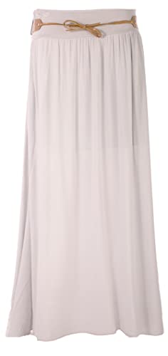 FASHION YOU WANT Damen Sommer Rock Größe 36/38 bis Größe 48/50 Langer Maxirock Strandrock Sommerock lang Amber Boho Retro Maxirock (as3, Numeric, Numeric_48, Numeric_50, Regular, Regular, hellgrau) FASHION YOU WANT Damen Sommer Rock Größe 36/38 bis Größe 48/50 Langer Maxirock Strandrock Sommerock lang Amber Boho Retro Maxirock (as3, Numeric, Numeric_48, Numeric_50, Regular, Regular, hellgrau) von FASHION YOU WANT