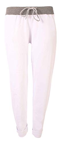 FASHION YOU WANT Damen Sweatpants Größe 34-50 Baggy Hose Boyfriend Freizeithose Sporthose All-Over Roses Print Big Size bis Übergröße (H07, 38-40) von FASHION YOU WANT