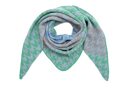 FASHION YOU WANT Dreieckstuch Stola Schal mit Viscose und Wolle - Hochwertiges Halstuch ALIEN - Perfekt für Herbst/Winter (grün) von FASHION YOU WANT