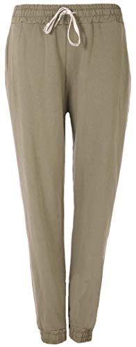 FASHION YOU WANT Jogginghose Größe 34-50 Sweatpants mit Bund am Hosenbein Uni Farben (Khaki, 46/48) von FASHION YOU WANT