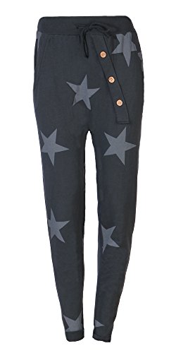 FASHION YOU WANT Jogginghose Sweatpants Sterne Boyfriend Ali Baba Style (36/38, J02) von FASHION YOU WANT