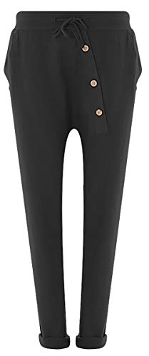 FASHION YOU WANT Jogginghose Sweatpants Sterne Boyfriend Ali Baba Style (48/50, Uni schwarz) von FASHION YOU WANT