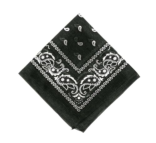 FASHION YOU WANT Schals & Tücher Bandana Halstuch Bikertuch Nickituch Kopftuch Baumwolle Mundschutz Piratentuch ideal für Karneval Fasching Karnevalskostüm (khaki) von FASHION YOU WANT