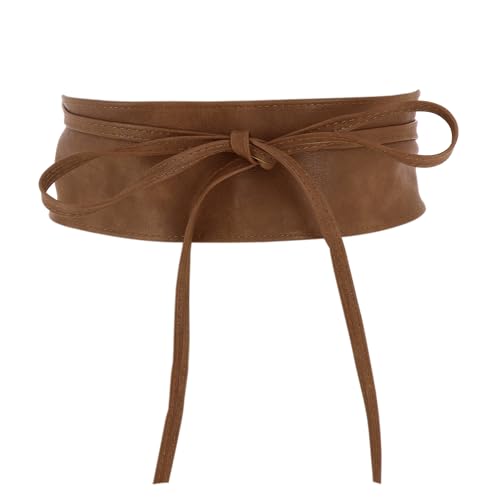 FASHIONGEN - Damen gürtel, Taillengürtel, Bindgürtel, Obi gürtel MICA - Hellbraun, S-M von FASHIONGEN