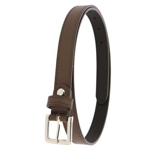 FASHIONGEN - Damengürtel aus echtem italienischem Leder, 2 cm Breite, LINDA - Braun, 100 von FASHIONGEN